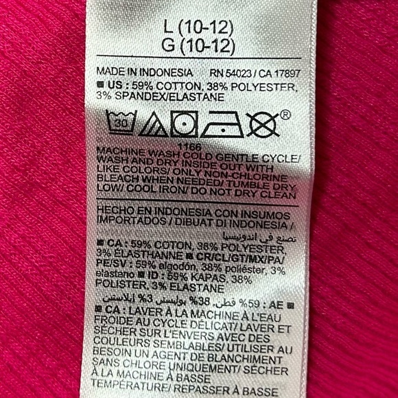 Ruched Puff-Sleeve Textured-Knit Top for Girls  Old Navy Size L - Picture 4 of 7